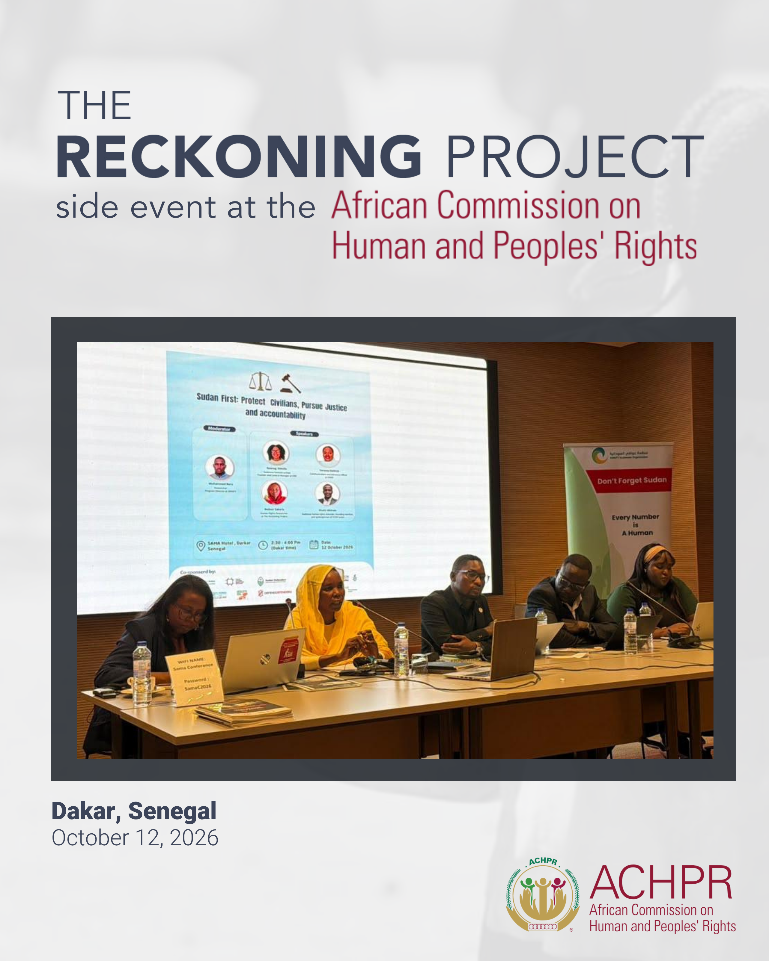 TRP Submits Evidence to AU and UN Fact-Finding Missions